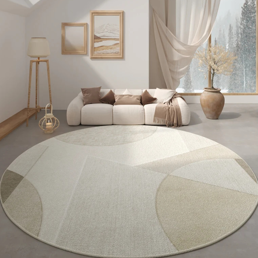 Alfombra minimalista premium (120x120cm) - Diseño 4.