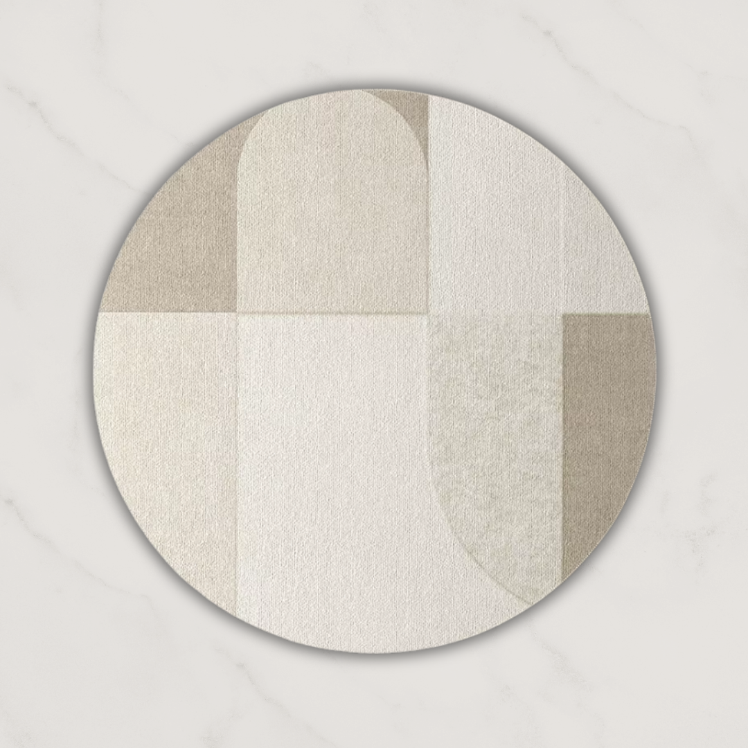 Alfombra minimalista premium (120x120cm) - Diseño 2.