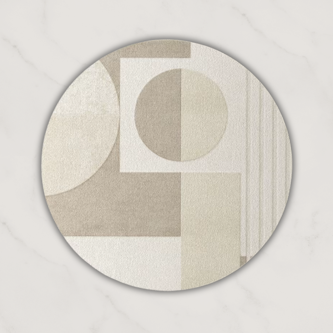 Alfombra minimalista premium (120x120cm) - Diseño 3.