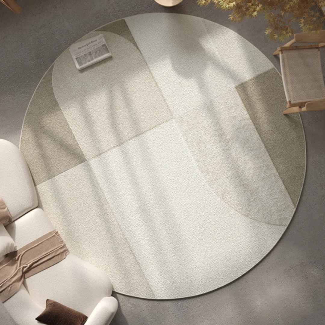 Alfombra minimalista premium (120x120cm) - Diseño 2.